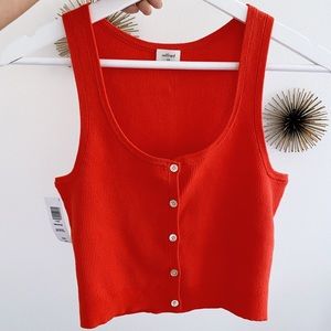 ✨NEW✨ Wilfred Red Cropped Tank